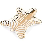 Trycooling Hand Painted Tiger Skin Ceramic Jewelry Dish Small Jewelry Rack Tray Rings Bracelets E...