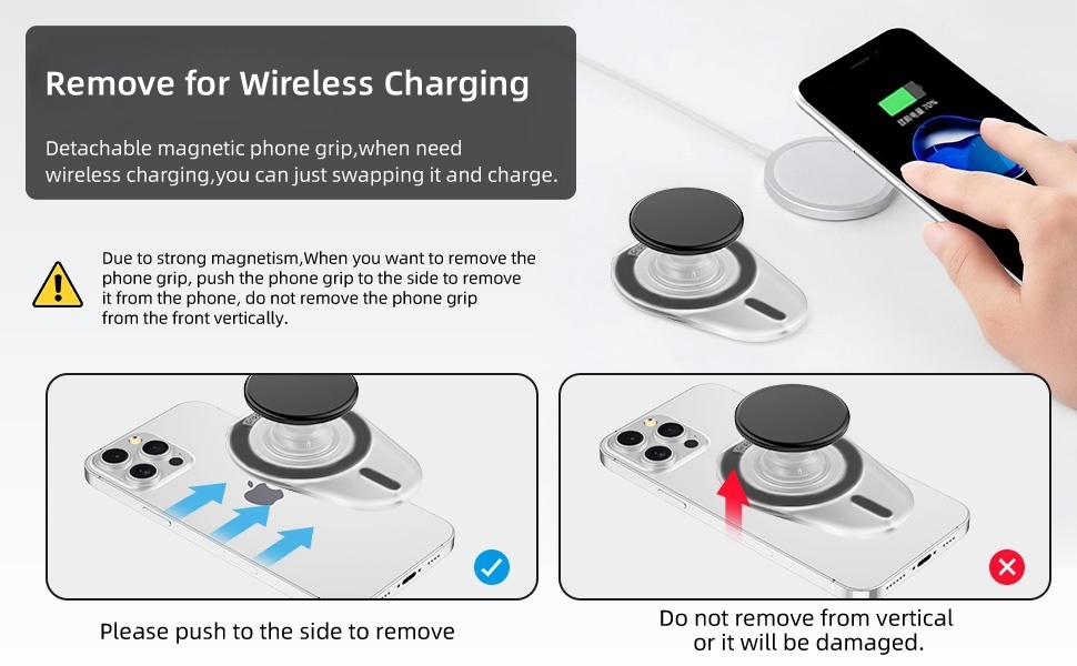 magnetic phone grip