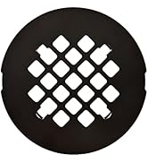 4 1/4" Snap-in Shower Drain Grate - Oil Rubbed Bronze - Replacement Cover - Handyman Designed & T...