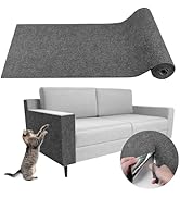 Climbing Cat Scratcher Mat Trimmable Cat Scratching Post Carpet 78.7'' x15.8'' Self Adhesive Carp...