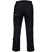 Portwest T802 KX3 Multi-Functional Ripstop Flex Pants Black, 38