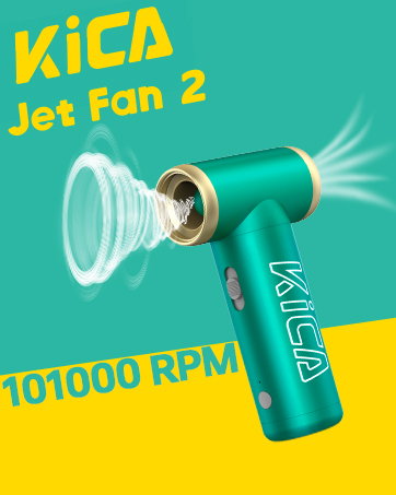 KiCA JetFan 2: Small size, high power.