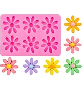 Daisy Flower Silicone Molds Chrysanthemum Silicone Molds Small Flower Shapes Fondant Cake Chocola...