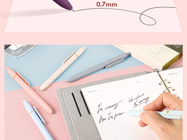 Black ink Pens Smooth Writing Pens for Journaling
