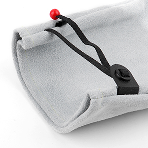 Adjustable Cuff long sleeve goatskin leather garden gloves thorn proof yard work gauntlet