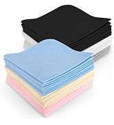 CONLI 30 Pack Microfiber Cleaning Cloth for Eyeglasses 13x13cm/5”x5” Luxury Suede Glass Cleaning ...