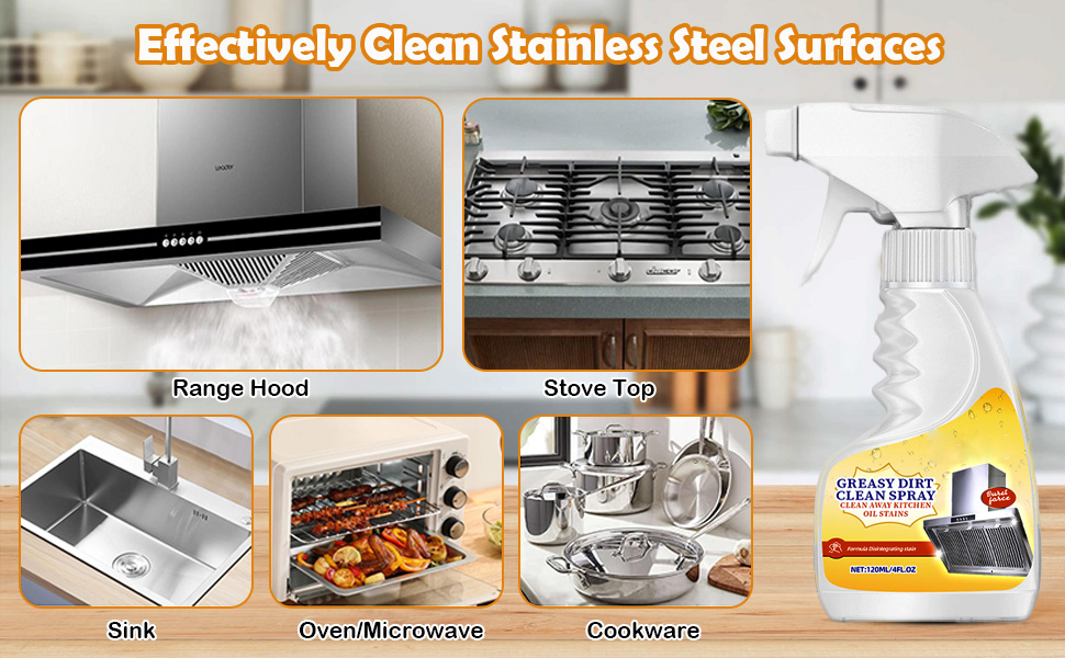 Heavy-Duty Degreaser Oven & Stove Top Cleaner