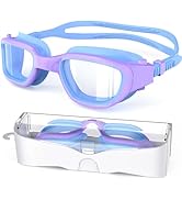 Zeligerstar Kids Swim Goggles,Swimming Goggles for Kids 4-16, Anti-Fog UV Protection Pool Goggles...