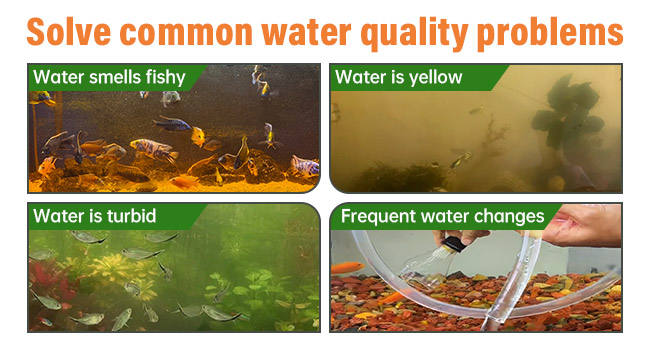 hygger Aquarium Carbon Filter Media Premium Activated Carbon for Fish Tank Filter