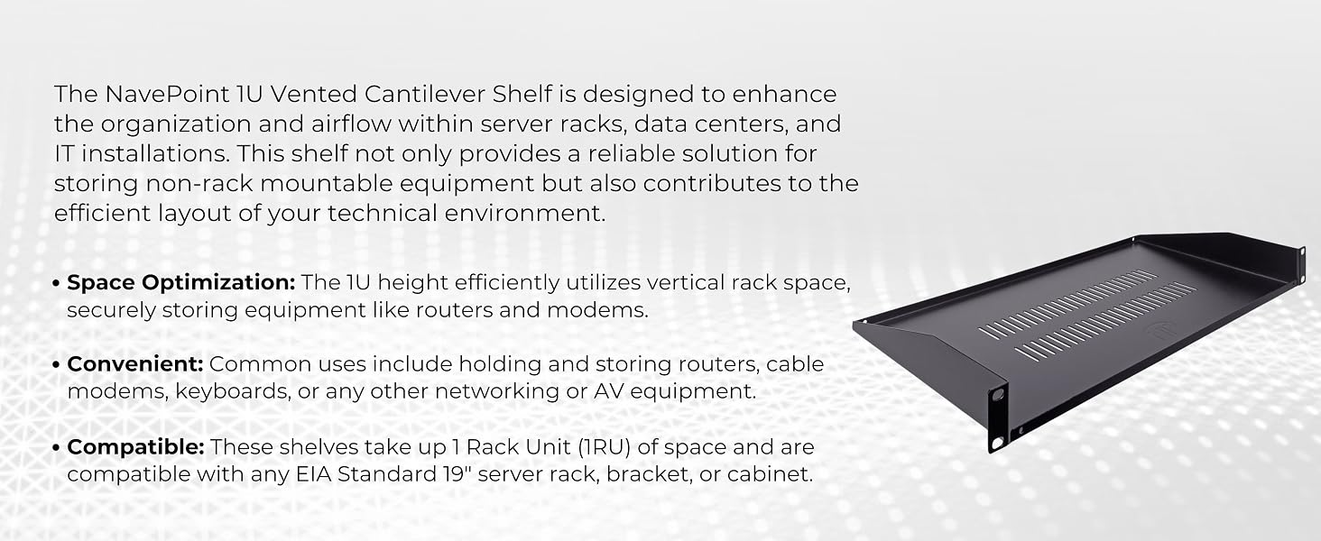 NavePoint Cantilever Shelves