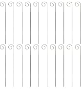 20 Pcs Silver Garden Plant Label Hooks, Markers Stake, Plant Sign Stake Rustproof Deformed Garden...