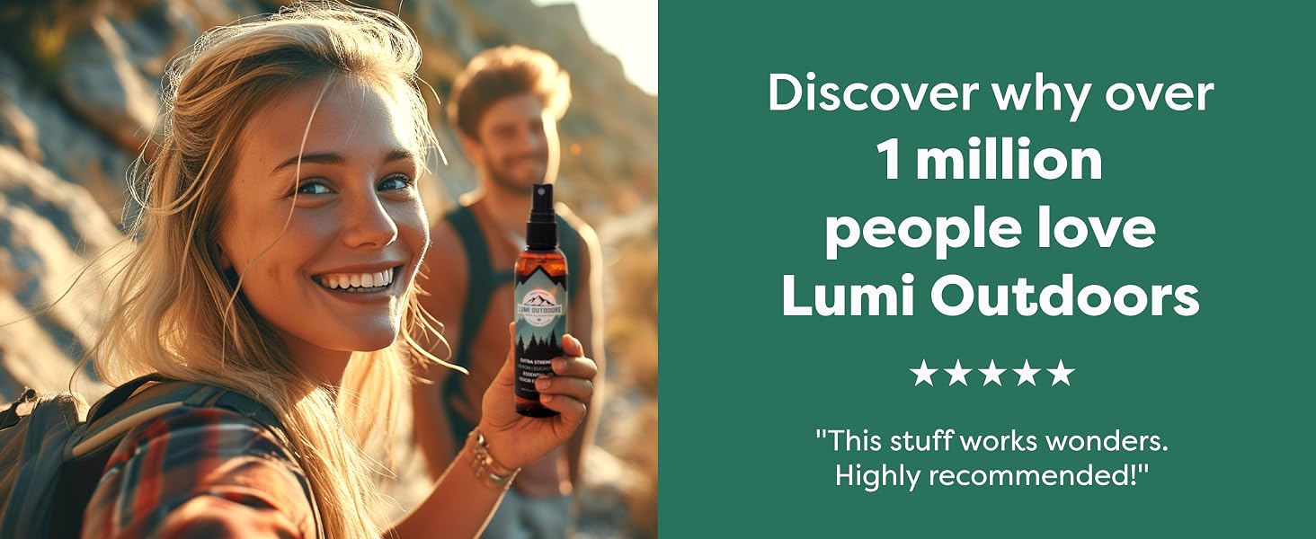 Lumi Outdoors Shoe Deodorizer Spray Shoe Smell Scent and Odor Remover