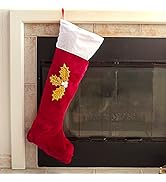 Sunnywood Christmas Stocking Shape Gift Bag Holder, Christmas Tree Santa Bag Décor, Extra Large a...