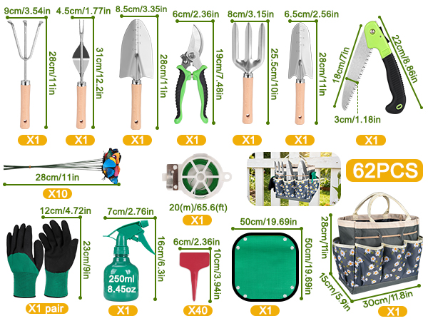 garden hand tools set