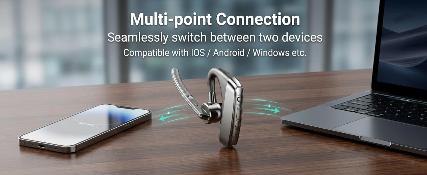 multi-point bluetooth earpiece