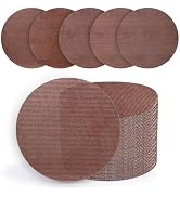 KQCXIK 5 Inch Premium Mesh Sanding Discs 50 PCS, 80/120/180/240/320 Grit, Dust Free Hook and Loop...