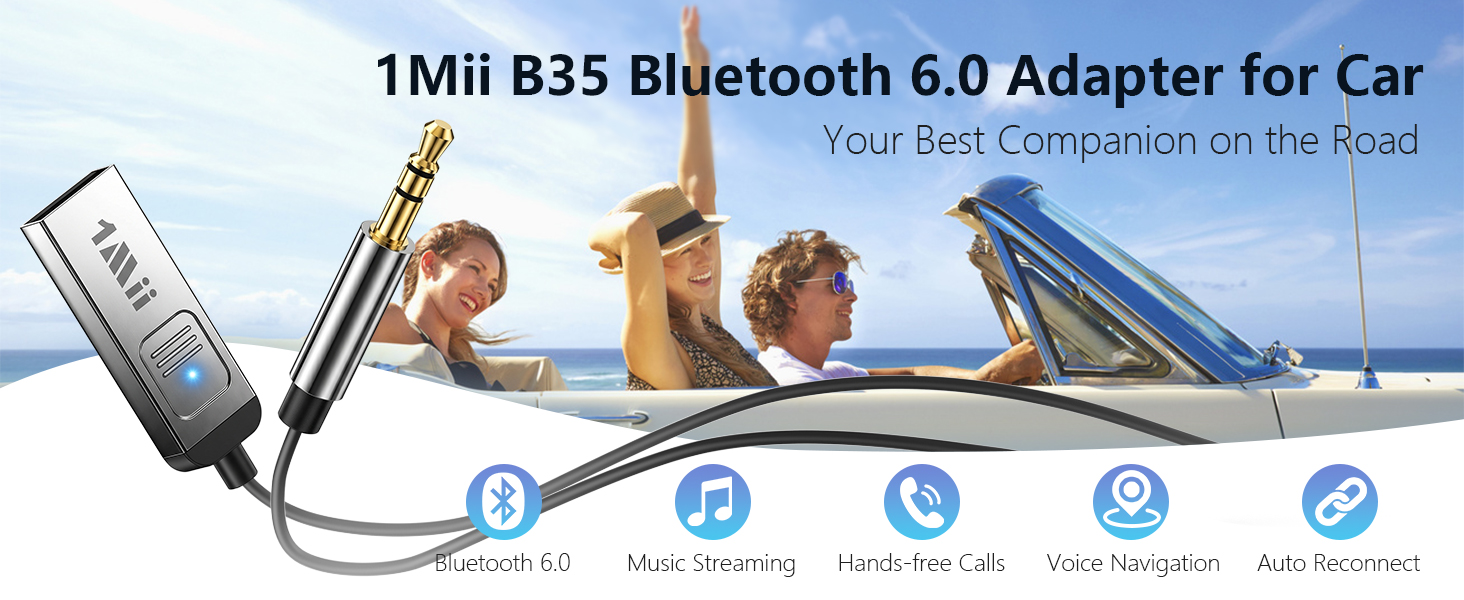 1Mii B35 Bluetooth Car Adapter