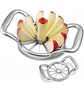LIIGEMI 5.5 Inch Extra Large Apple Slicer,12-Slice Thin Apple Slicer and Corer,Cutter, Divider, W...