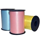 Morex Ribbon 253/3PK-330 Crimped Curling 3/16" X 500 YD (3-Pack) Ribbon for Gift Wrapping, Light ...