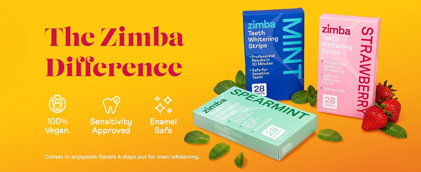 The Zimba Difference - 100% vegan, sensitivity approved, enamel safe