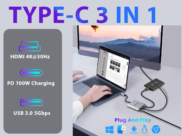 USB C TO HDMI ADAPTER