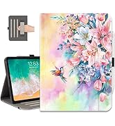 Vimorco Case for iPad Pro 13 Inch M4 2024, Flower Design for Girls | PU Leather Protective Stand ...