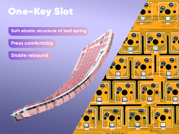 one key slot PCB