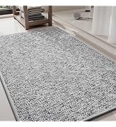 PADOOR Bath Mats for Bathroom, Thin Braided Bath Mats fits Under Door, No-Slip Rubber Bath Rugs, ...