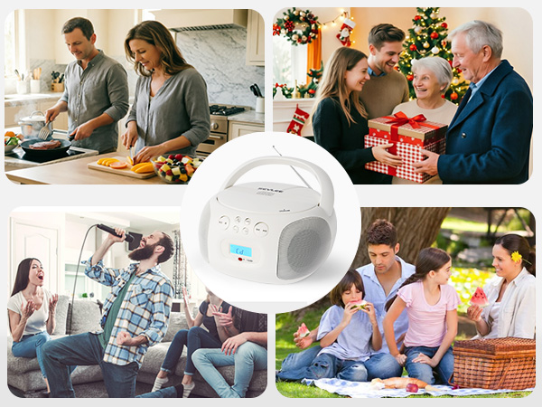 portable CD player, lifestyle, multiple rooms
