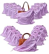 GONGKANGYUAN 12 Pcs Dust Bags for Purses and Handbags Satin Purse Storage Organizer With Drawstri...