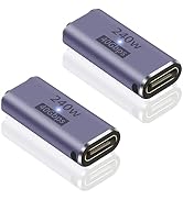 Poyiccot USB C Female to Female Adapter, USB C Coupler 240W Power Delivery, 40Gbps USB C Female t...