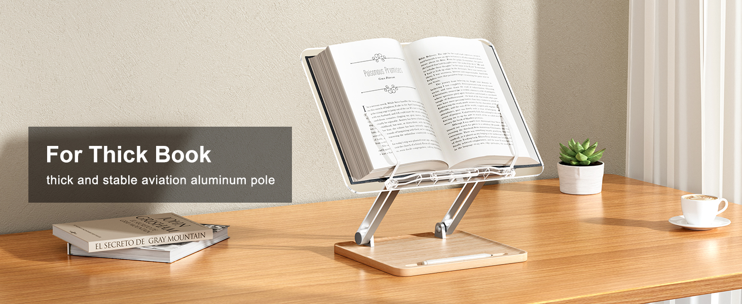 foldable document book stand page holder acrylic book holder