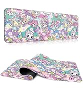 tokidoki Unicorno Mouse Pad Large Gaming Computer Mouse Pad Extended Keyboard Desk Accessories fo...