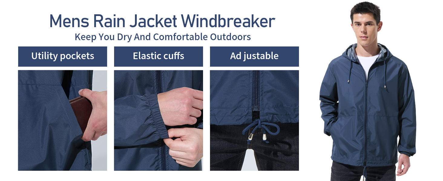 MENS RAIN JACKET