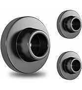 Door Stops for Wall Protector, Door Knob Wall Shield, Black Door Bumper for Slamming, Door Handle...