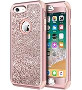 Hython Designed for iPhone 8, iPhone 7 Case, Heavy Duty Full-Body Defender Protective Case Bling ...