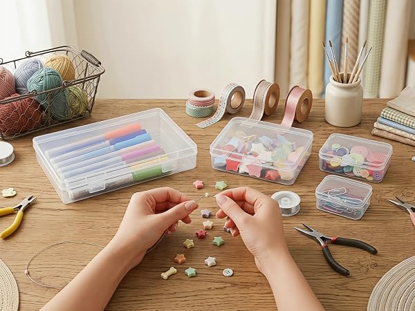 plastic bead organizer clear organizer box small plastic organizer box bead storage box