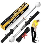 IOOBLBEI Retractable Golf Swing Trainer, Golf Training Aid & Golf Grip Trainer for Right-Handed G...