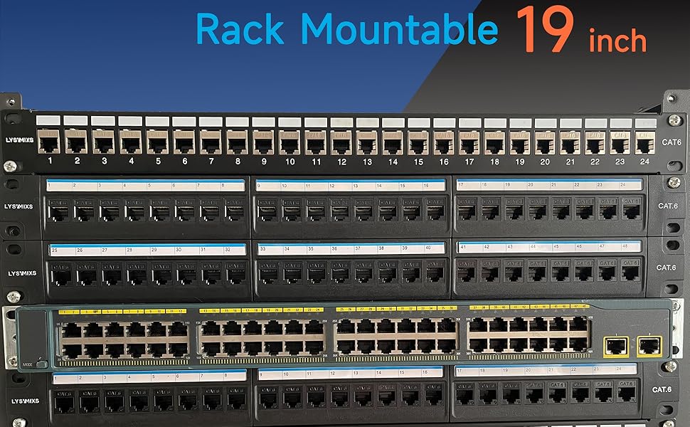cat6 patch panel 24 port