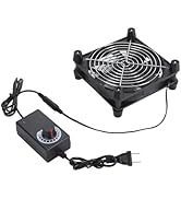Sanpyl 140mm PWM Chassis Fan, 140mm x 25mm, 12V 0.45A 2800RPM Stepless Adjustable, 18-28dBA Quiet...