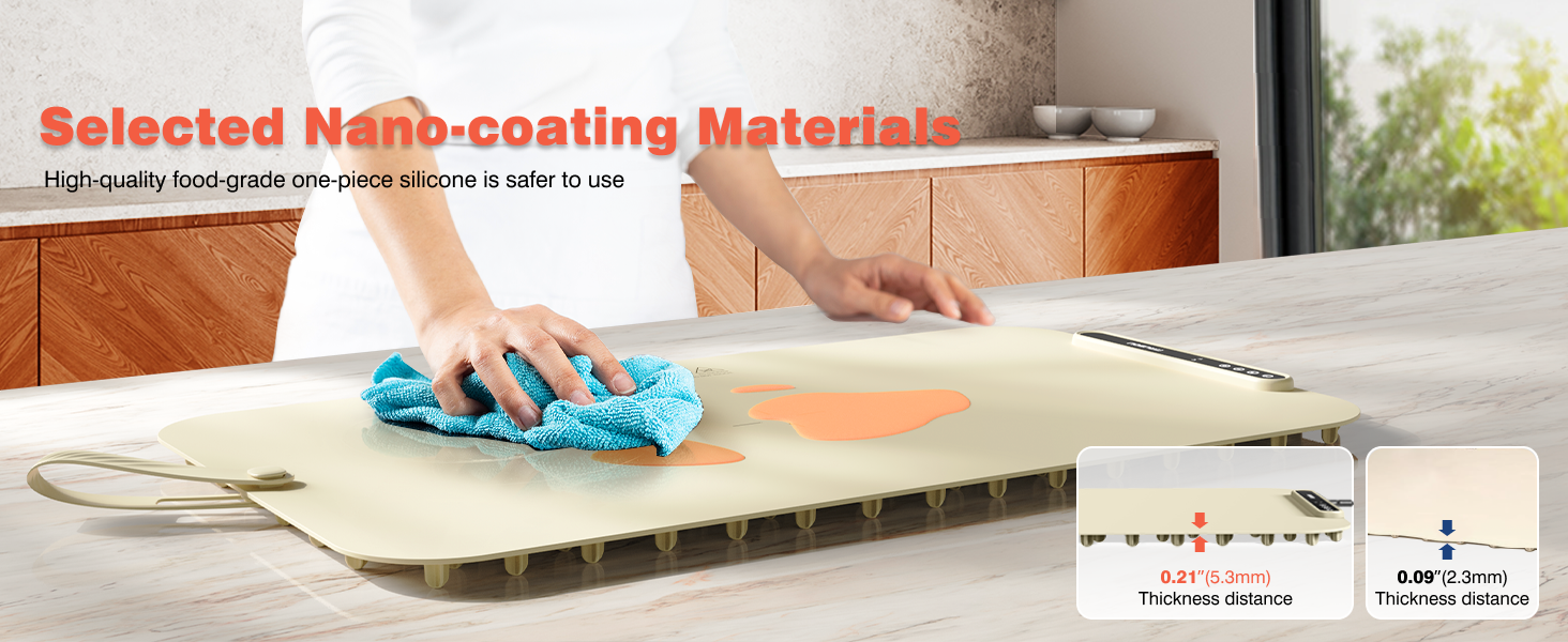iTRUSOU Silicone Food Warming Mat BW701 Selected nano-silicone