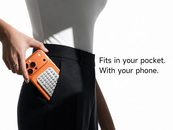 Fits in your pocket. With your phone.