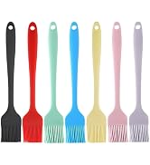 Headaze Silicone Basting Brush 7Pcs, Pastry Brush 7-Color, 600? Heat | BPA Free, Dishwasher Safe,...