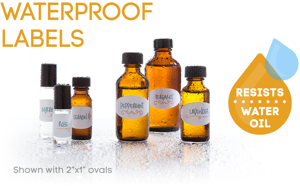 waterproof labels oil proof resists water and oil do it yourself
