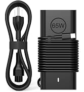 QIOUZW 2025 New Slim 65W 60W USB C Laptop Charger Compatible with Dell Latitude 5420 5440 5520 74...
