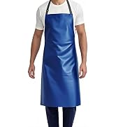 GoldPig Heavy-Duty Waterproof Apron, Chemical Resistant Rubber Vinyl for Industrial, Lab, Kitchen...