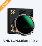 K&F Concept 82mm True Color Variable Fader ND2-32 ND Filter and CPL Circular Polarizing Lens Filt...