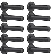 DOKU 10Pcs Door Stop, 3.5 Inch Heavy Duty 304 Stainless Steel Door Stopper with Rubber Tips Bumpe...
