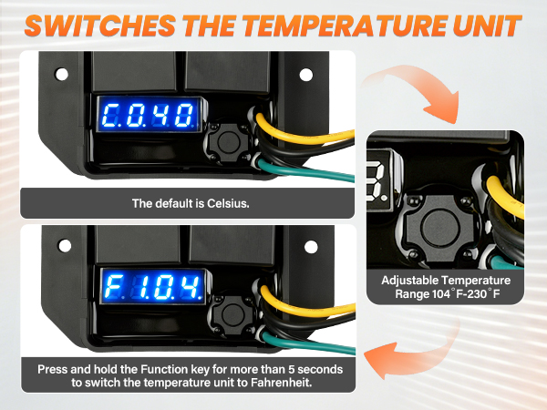 12V/24V Fans Controller Switch #0444