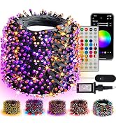 TW SHINE Smart Color Changing Halloween Lights Outdoor, 328FT 1000 LED RGB Christmas String Light...